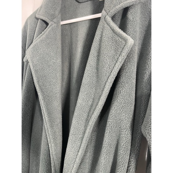 L.L. Bean Women's Robe Bathrobe Tie W/ Pockets Size M/ M Pet. Long, Dark Green - Picture 4 of 6